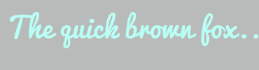Image with Font Color B8FFF5 and Background Color B9BBBA